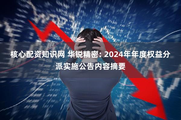 核心配资知识网 华锐精密: 2024年年度权益分派实施公告内容摘要